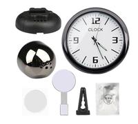 Reloj de Coche para Tablero de Instrumentos - Reloj para Pegar | Reloj de fijación de Cuarzo y Luminoso | miini Relojes Digitales Air Vent Dash | Decoración del Tablero Iluminado con or