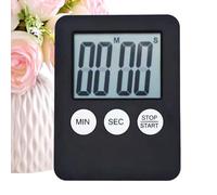 Reloj de cocina - ABS 7 x 5,3 cm | Alarma digital de cuenta atrás magnética | para niños y adultos, hornear, escuela, estudio, gimnasio, entrenamiento, aula