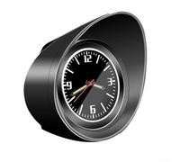 Reloj de consola de automóvil para interior del salpicadero, pieza de cuarzo con pantalla luminosa, diseño a prueba de golpes, retroiluminación de 3 colores, se adapta a ventilación de aire y consola