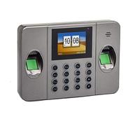 Reloj de control de asistencia, Sensor de doble huella digital RFID biométrico huellas dactilares Tiempo terminal atención con la función opcional ID/IC tarjeta Y Alarma(Option RFID Reader)