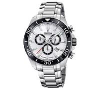 Festina Reloj hombre analógico F20042/1 Cronógrafo Swiss Made Acero 316L Cristal zafiro 10 ATM