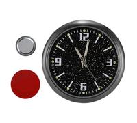 Reloj De Cuadro De Mando - Adhesivo Luminoso Impermeable De Cuarzo,Reloj de Tablero Portátil - para Viajes Tráileres Motocicletas Vehículos Eléctricos Conducción