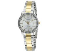 Reloj de cuarzo con esfera de plata de acero inoxidable dorado, para mujer Core LTP1303SG-7AV, de Casio