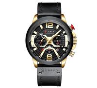 Reloj de cuarzo Curren 8329 para hombre, de negocios, deportivo y sencillo.