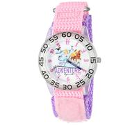 Reloj de cuarzo de pl stico y nailon 'Cenicienta' para ni a de Disney Color: rosa (modelo: W002953)