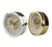 Reloj de cuarzo elegante de 89 mm para hacer números arábigos, solución fiable de cronometraje (plata)