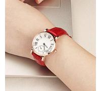 Reloj de Cuarzo, Estructura Sólida Interiores (Rojo)