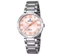 Festina Reloj mujer analógico Mademoiselle F16936/C — Acero 316L plateado, cuarzo, 5 ATM