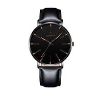 Reloj de cuarzo para hombre, aguja de malla de aleación, reloj de escala colorida, edición digital, relojes de bolsillo para hombre, negro, talla única