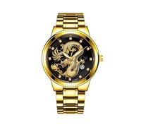 Reloj de cuarzo para hombre, de acero inoxidable, para hombre, E., talla única