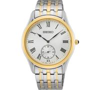 Reloj de cuarzo para hombre Seiko Essentials SRK048P1 esfera blanca acero ino...