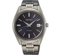 Reloj de cuarzo para hombre Seiko Essentials SUR373P1 esfera azul pulsera de ...