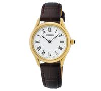 Reloj De Cuarzo Seiko Para Damas Con Cristal De Zafiro Braun/Dorado SWR072P1