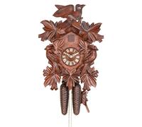 Reloj de cuco "En el bosque de hojas" Reloj de pared de madera