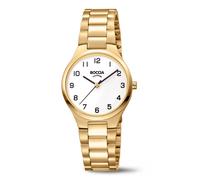 Reloj De Dama Boccia Titanio 3347-03 Color Oro Con Números Árabes Ø30mm