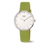 Reloj De Dama Boccia Titanium 3327-07 Titan Vegano Apple-Skin Verde Manzana