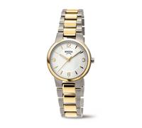 Reloj De Dama Boccia Titanium 3359-02 Titan Bicolor A Prueba De Agua 50m Ø28,5mm