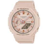 Reloj De Dama CASIO G-SHOCK Clásico Ana-Digi Beige GMA-S2100-4AER