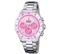 Reloj De Dama Festina De Cerámica De Acero Inoxidable Plateado UF20693/2