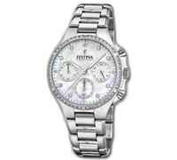 Reloj De Dama Festina F20401/1 De Acero Inoxidable Boyfriend Plata UF20401/1