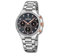 Reloj De Dama Festina F20401/4 De Acero Inoxidable Boyfriend Plata UF20401/4