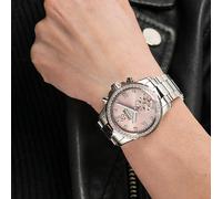 Reloj De Dama Jaguar De Acero Inoxidable Plateado Jaguar Connected UJ980/2