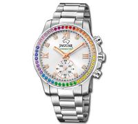Reloj De Dama Jaguar De Acero Inoxidable Plateado Jaguar Connected UJ980/4