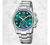 Reloj De Dama Jaguar De Acero Inoxidable Plateado Jaguar Connected UJ980/6