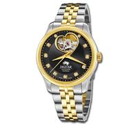 Reloj De Dama Jaguar De Acero Inoxidable Plateado Y Dorado Jaguar Coeur UJ995/2