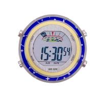 Reloj de de motocicleta - Seguimiento del tiempo fácil y claro, compacto, luminoso, elegante, 5 cm + diseño de instalación fácil, carcasa resistente al agua, construcción de metal duradero
