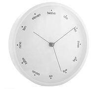 Reloj de decoración de pared de pared montada en la casa/Reloj en la pared Silent No Ticking Quartz de calidad, que no es de batería que funciona con operaciones redondas fáciles de leer Classroom