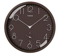Reloj de decoración de pared de pared montada en la casa/Reloj en la pared Silent No Ticking Quartz de calidad, que no es de batería que funciona con operaciones redondas fáciles de leer Classroom