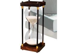 Reloj de decorativo, elegante temporizador de , elegante herramienta de gestión del tiempo, diseño creativo de vidrio, (30 minutos, dorado), ideal para sala de estar, negocios, decoración