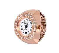 Reloj de dedo Dial Analógico Reloj de Cuarzo de Cuarzo Acero Creativo Elástico Moderno Reloj de Mujer Reloj de Pulsera Nuevo Elegante Reloj de Pulsera, D, talla única