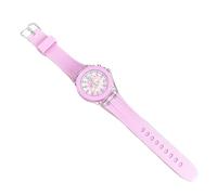 Reloj de dibujos animados para niños - Tiempo brillante Profesor de Silicona Silicon Correa | Reloj infantil Fácil de Leer, Relojes de Muñeca para Niñas y Niños, rosa, Se référer au descriptif