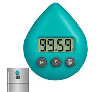 Reloj de ducha digital con temporizador, resistente al agua, temporizador de ducha, temporizador de ventosa con pantalla LCD, temporizador pequeño, herramienta de temporización portátil con ventosa,