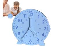 Reloj de enseñanza y demostración - Herramienta amigable para niños para estudiantes, reloj de aprendizaje manual, ayuda de aprendizaje bien visible | Relojes de ejercicio ligeros para niños, niñas