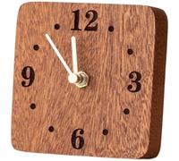 Reloj De Escritorio De Madera, Reloj Silencioso Que No Hace Tictac Para Estante, Mesa, Repisa O Mesita De Noche, Reloj De Escritorio Moderno, Reloj De Cabecera, Reloj De Mesa Pequeño Decorativo Para