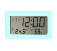 Reloj de Escritorio Digital Kickstand Reloj Azul Ligero Pequeño 12 24H Reloj Ligero Reloj de Mesa Ligero Reloj de Oficina Reloj de Escritorio Relojes de Tiempo
