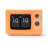 Reloj de Escritorio Mecánico Retro con Forma de Televisor: Diseño Clásico para la Decoración de la Sala de Estar, Regalos Vintage A