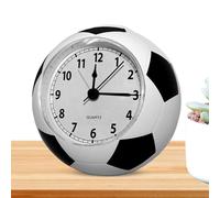 Reloj de escritorio,Reloj de escritorio digital | Reloj despertador silencioso con forma de fútbol - Despierta el reloj del escritorio de la cabecera, reloj despertador analógico creativo del fútbol d