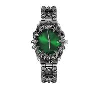 Reloj De Garra Vintage For Hombre, De Cuarzo, Resistente Al Agua, De Alta Moda, De Marca De Moda, Reloj De Pulsera For Hombre.(Green)
