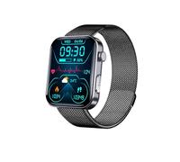 Reloj de gestión inteligente saludable, pantalla HD de 2.10 pulgadas, con ECG, IMC, HRV, monitoreo de otros datos del sueño. Un reloj con función SOS de un solo toque y detección de caídas, para