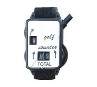 Reloj de Golf Golf de puntuación - Contador de trazos de mano, mini rastreador de Tally Manual | Reloj de contaminación mecánica de golf portátil, dispositivo de mantenimiento de marcas de reinicio fá