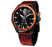 Reloj De Hombre Automático GMT Rocket N1 Braun/Negro NH34-225C714-LBBRW