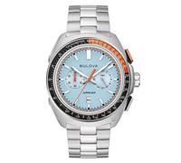 Reloj De Hombre BULOVA Cronógrafo Racer Acero/Azul Claro Chrono 98B432