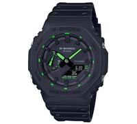 Reloj De Hombre CASIO G-Shock Clásico AnaDigi Negro/Verde GA-2100-1A3ER