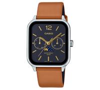 Reloj De Hombre CASIO Multifuncional Con Correa De Cuero Braun MTP-M305L-1AVER
