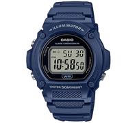 Reloj de Hombre CASIO W-219H-2AVCF Silicona Azul Chrono Alarm Sub 50mt