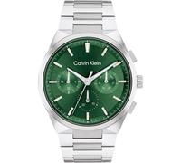 Calvin Klein Reloj analógico 'DISTINGUISH' pino / plata, Talla One Size